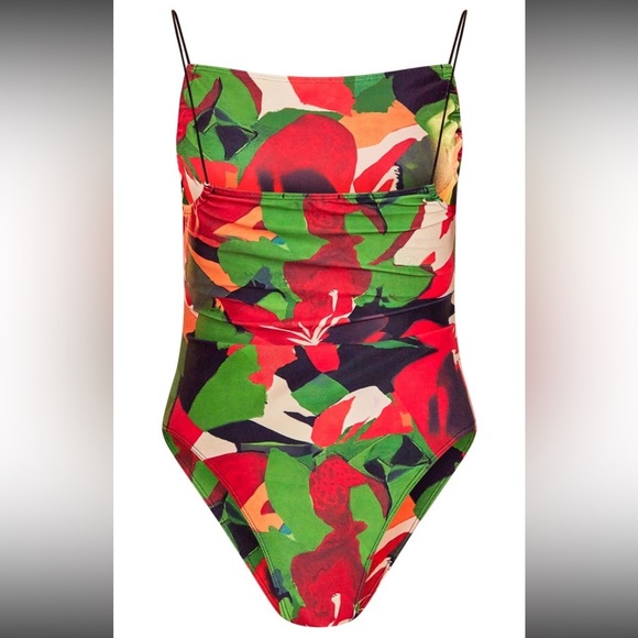 PrettyLittleThing Floral Print One Piece Swimsuit US 2 - Picture 11 of 11